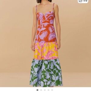 FARM Rio Multicolor Tropical Dress